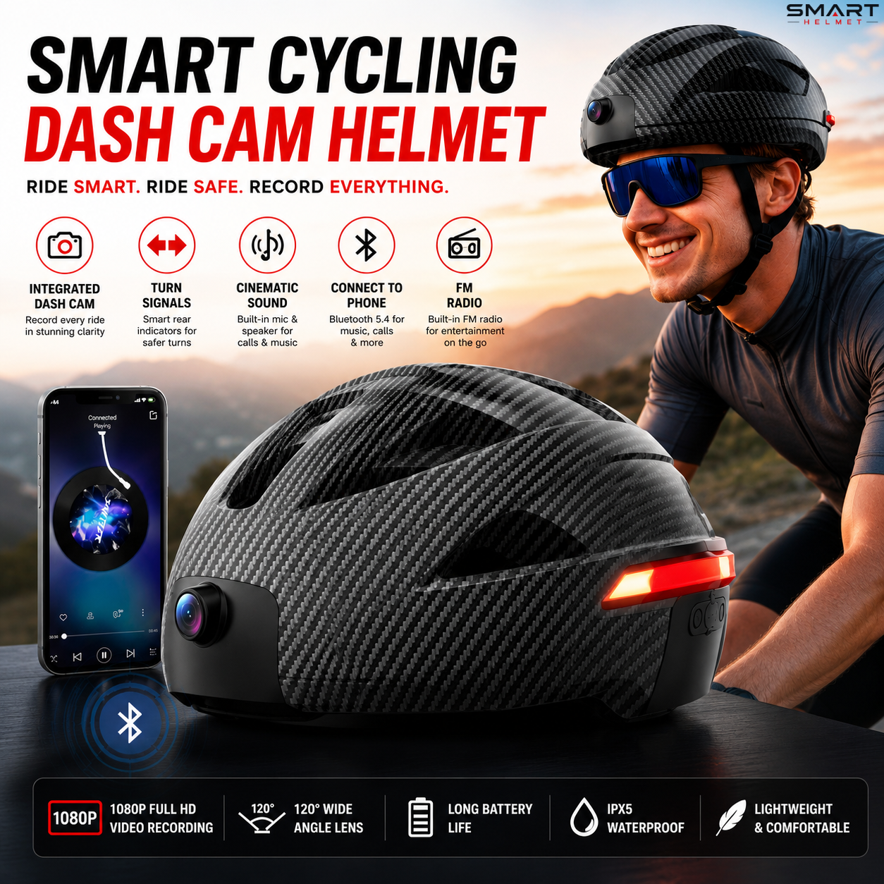 Smart Helmet™ | Dash Cam Helmet
